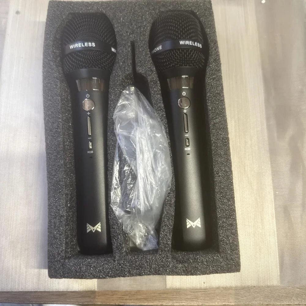 Echomussy Wireless Microphones One/One Chip Connection Rechargeable Receiver C1B
